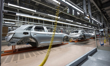 Large industrial enterprises, including metallurgical plants